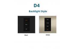 China RS485 Protocol Wall Light Switch Backlight Style Push Button Power Switch supplier