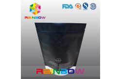 China Custom Printing 250g Matt Stand Up k Coffee Bean Bags With Valve supplier