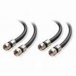 40KV High Voltage Shielded Cable with 50 Ohms Impedance and Polyethylene Insulation Material for sale