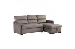 China Apartment Corner Folding Sofa Bed Breathable Stain Resistant supplier