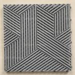 Scratch / Stain Resistant Plastic Garage Floor Tiles in Modern Grey Matte Finish for sale