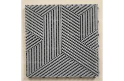 China Scratch / Stain Resistant Plastic Garage Floor Tiles in Modern Grey Matte Finish supplier