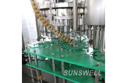 China Sunswell Edible Oil Bottling Liquid Filling Machine 1000ml Capper 5 PLC supplier