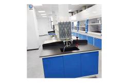 China Customized All Steel Lab Island Bench With Adjustable Shelves And Doors supplier