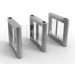 TCP IP Swing Barrier Gate SS304 Acrylic Noise Free For Metro Station for sale