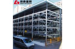 China Prefabricated Steel Structure Garage Building , Metal Frame Garage Customized supplier