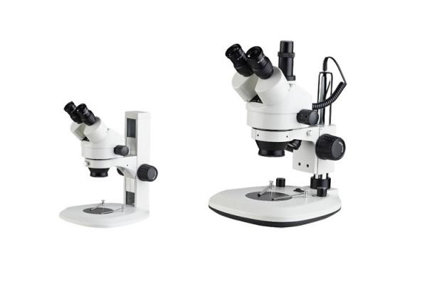 Long Working Distances Trioncular Zoom Stereo Microscope With Zoom Ration 6.4x