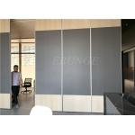 Top Hanging Operable Panels Room Divider Melamine Partition 65mm Thickness