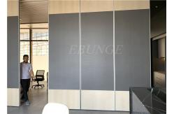 China Top Hanging Operable Panels Room Divider Melamine Partition 65mm Thickness supplier