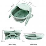 1KG Plastic Collapsible Foot Tub Folding Barrel With Cover