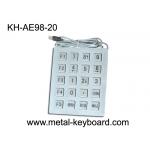 IP65 Industrial Metal Kiosk Keypad with 20 Keys , USB Port security keypads for sale