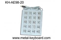 China IP65 Industrial Metal Kiosk Keypad with 20 Keys , USB Port security keypads supplier