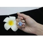 8x10mm 9x11mm Pear Shaped Blue Sapphire Pendant Necklace