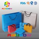 Biodegradable Printed Customized Paper Bags Shopping Gift Paper Bag With Logo Print for sale
