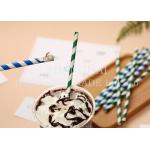 Recyclable Undyed Paper Milkshake Straws  Compostable With Food Safe Ink