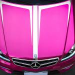 Air Release Glossy Mirror Chrome Vinyl Wrap Slidable Rose Red Car Wrap Film for sale