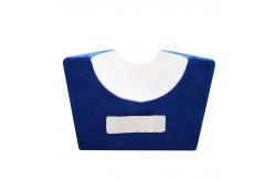 China Velvet Fabric Wedge Foam Pillow Leg Elevator Cushion With Washable Cover supplier