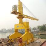 High Load 20t 30m Marine Cranes Electric Port Mobile Rail for sale