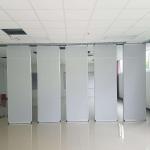 Acoustic Sliding Folding Partition Walls On Wheels / Meeting Room Partition Walls for sale