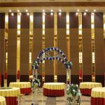 Aluminum Frame Color Custormized Melamine Sliding Hanging Acoustic Folding Partition Wall for sale