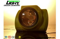 China 18000lux 385lum Cordless Miners Cap Lamp 6500mAh With LCD Screen supplier