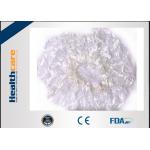 Colorful Disposable Head Cap Transparent Customized PE Cap With Elastic CE ISO FDA for sale