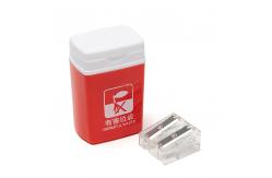 China Office Garbage Trash Can Cartoon Pencil Sharpener Double Hole supplier