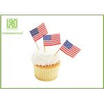 Colorful Food Grade Cake Decoration Toppers Flag Food Picks For Holidays for sale