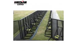 China Event Pedestrian Temporary Crowd Control Barriers Steel Portable Folding Safety supplier