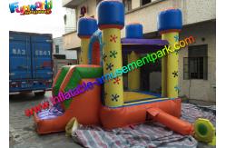 China Mini Inflatable Bouncer House , Kids Inflatable Bouncer With Small Slide supplier