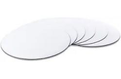 China Matte Surface Round Blank Art Canvas Panels DIY Painting Pure Cotton Canvas Board supplier