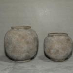Indoor Outdoor Garden GRC Planter Pots Ancient Style Quadrate Shape for sale
