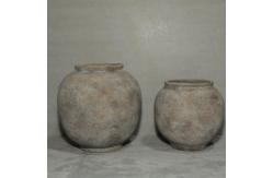 China Indoor Outdoor Garden GRC Planter Pots Ancient Style Quadrate Shape supplier