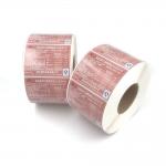 Healthy Nontoxic Food Packaging Stickers Self Adhesive CMYK custom printed food labels for sale