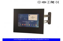 China Samsung Tablet / Ipad Kiosk Stand , Security Enclosure And Tilt Swivel supplier