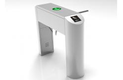 China Mechanical Drive Tripod Security Gates wire drawing AC220V With Card Reader supplier