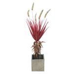 Red Giant Succulent Artificial Tropical Tree Potted Plant Indoor Home Decoration for sale