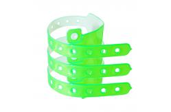 China Customizable Vinyl Event Wristbands Personalised Silk Screen Printing supplier