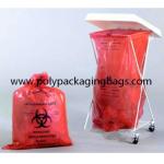 200um Biodegradable PE Drawstring Garbage Bags for sale
