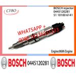 BOSCH 0445120281 Neutral Diesel Fuel Injector Assembly 0445120281 51101006141 For LOVOL Engine for sale