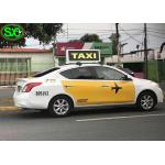 P6 LED Car LED Sign Display with 4G Remote Control taxi roof led display for sale