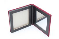 China Pink Printing Empty Blush Palette Square Customized Single Blush Pans supplier