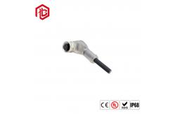 China M12 IP65 IP67 IP68 waterproof power connector cable m12 connector supplier