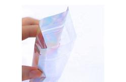 China Leak Proof Holographic ziplockk Pouches PET Resealable Zipper Bags supplier