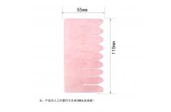 China Relieve Fatigue Rose Quartz Gua Sha Scalp Comb Jade Massage Comb supplier