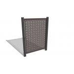 Square Aluminium Profile Gate Fireproof Outdoor Aluminum Estate Gates for sale