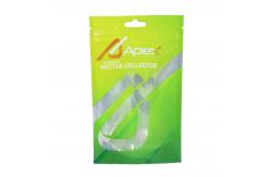 China Customizable Mylar Bag With Display Window Black Pouch Food Bag supplier