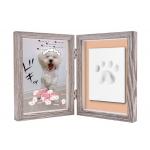 Paw Print Keepsake Frame Ornament , Non toxic Soft Light Pet Picture Frames for sale