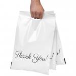 Waterproof Thank You Poly Mailers , Handled Poly Mailing Bag 12 X 15.5 for sale