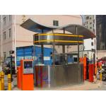 Enough Space Tall Managemeny Control Public Sentry Box / Security Guard House Ellipse Shape for sale